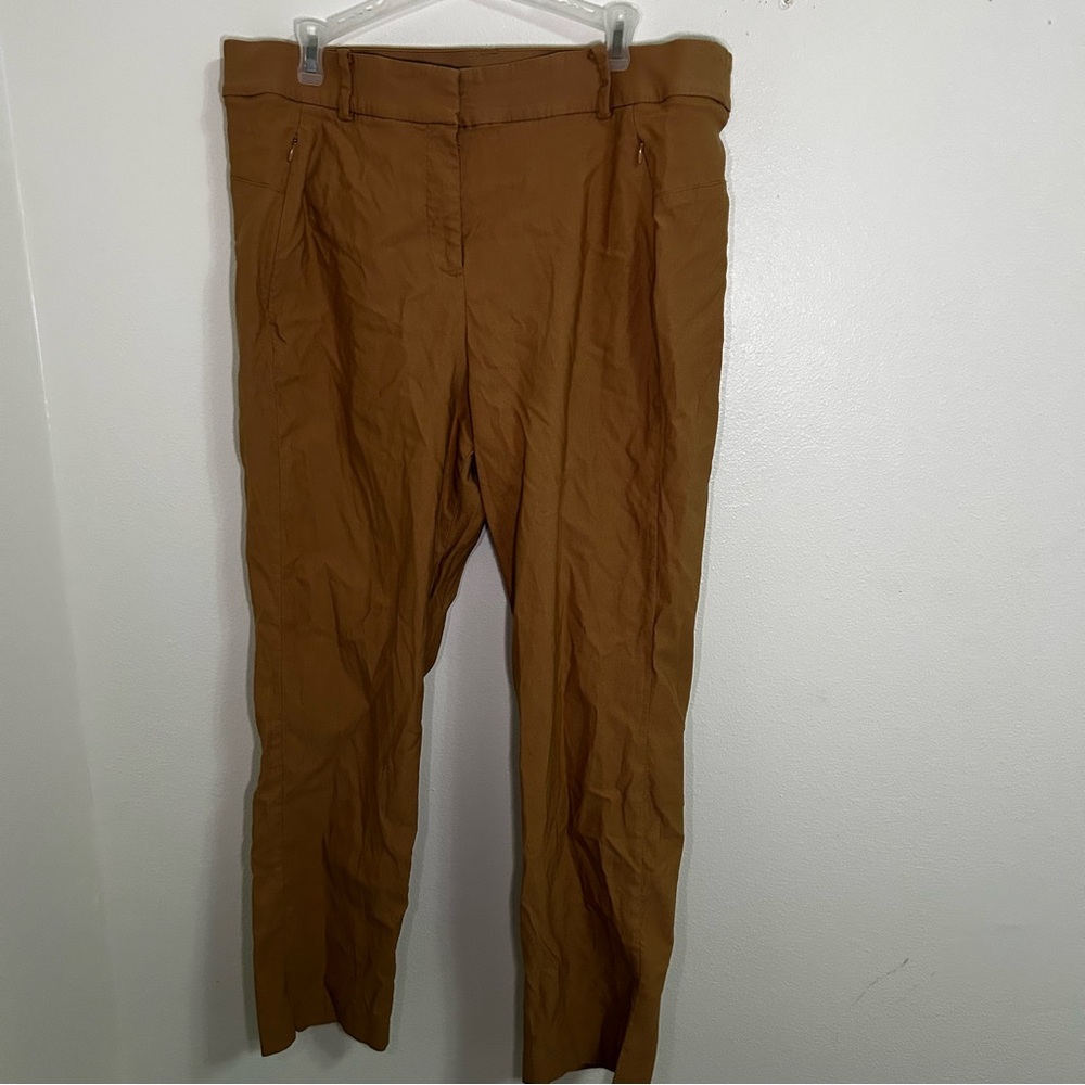 Lane Bryant 4 season signature khaki ankle pant - Picture 4 of 7